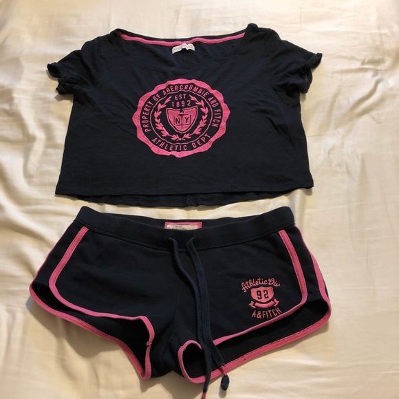 Abercrombie & Fitch Other - Vintage Early 2000 A&F Cropped Top and Shorts Sets
